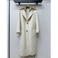 ​Top Grade Prada Wool Coat P112750 White 2023