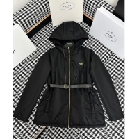 Top Grade Prada Re-Nylon Padded Jacket P112930 Black 2023