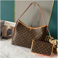 Top Quality Louis Vuitton Monogram Canvas CarryAll MM M46197 Brown