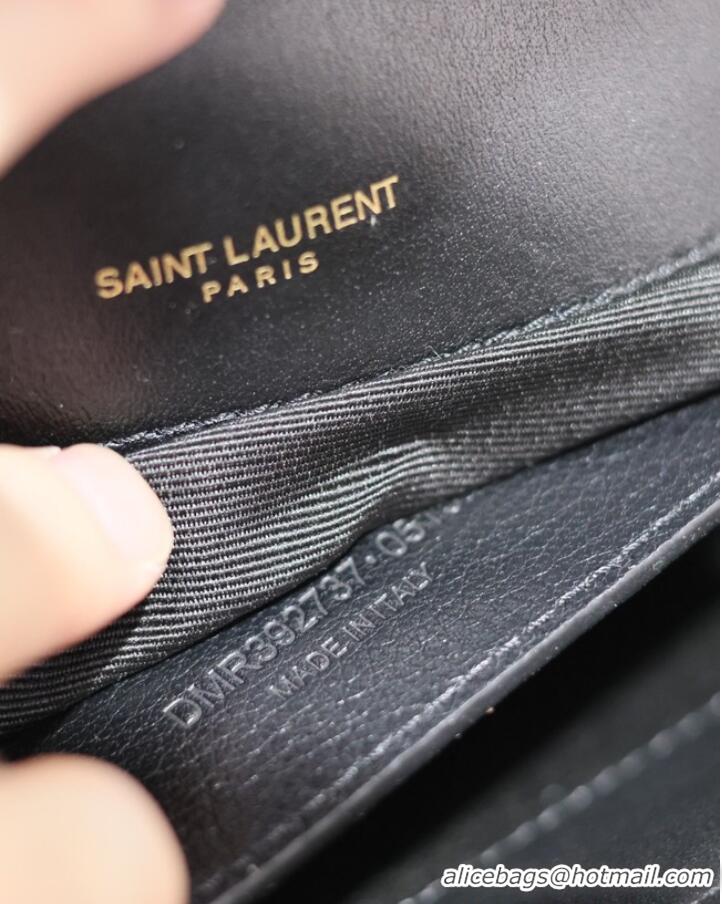 Promotional SAINT LAURENT COLLEGE MEDIUM IN QUILTED SUEDE 392737 Black