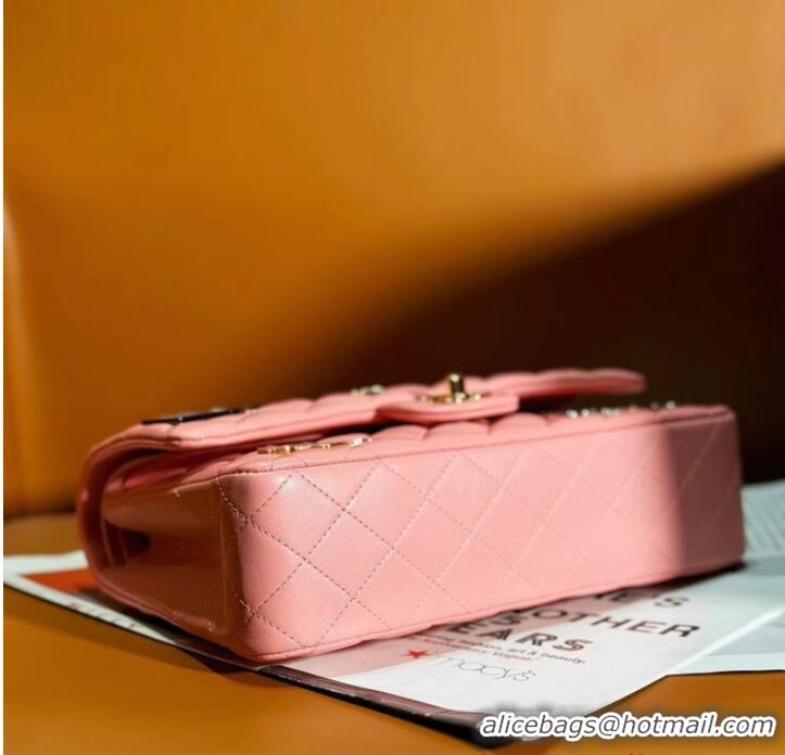 Grade Design Chanel CLASSIC HANDBAG A01112 Coral Pink