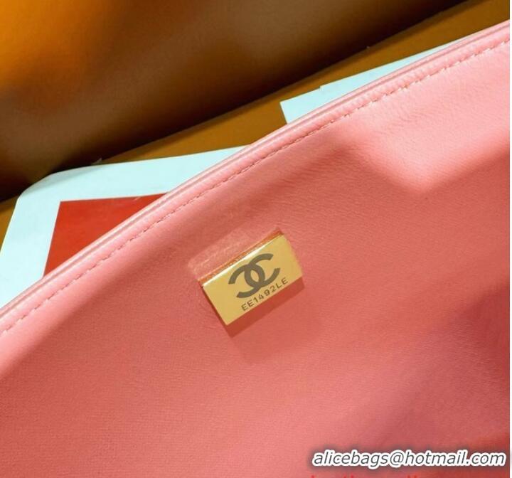 Grade Design Chanel CLASSIC HANDBAG A01112 Coral Pink