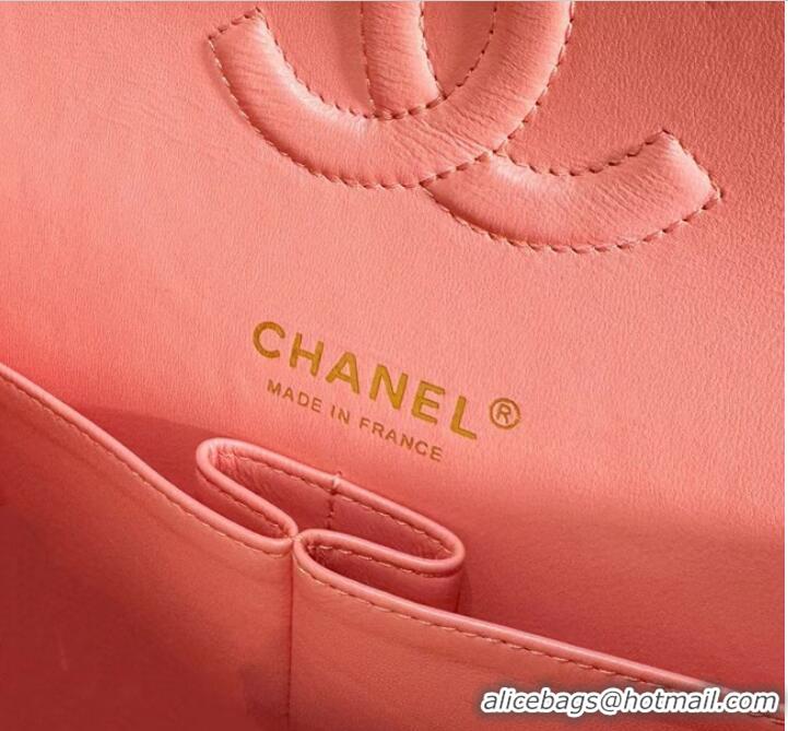 Grade Design Chanel CLASSIC HANDBAG A01112 Coral Pink