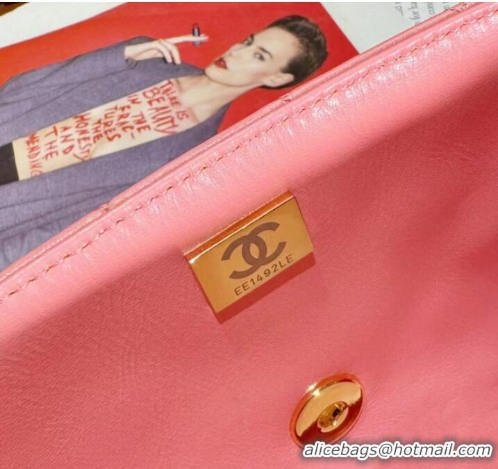 Best Price Chanel CLASSIC HANDBAG A01116 Coral Pink