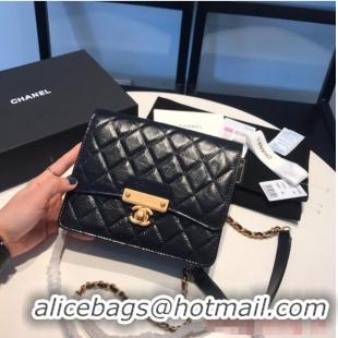 Reasonable Price Chanel CLUTCH WITH CHAIN 81410 Black