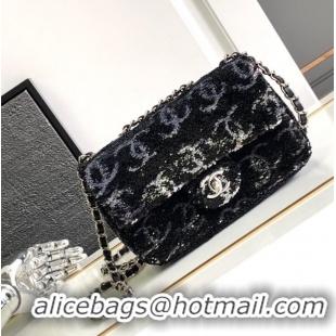 Famous Brand Chanel CLASSIC HANDBAG A01116 Black