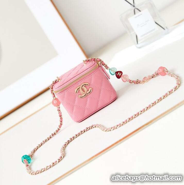 Top Design Chanel CLUTCH WITH CHAIN AP3230 Pink