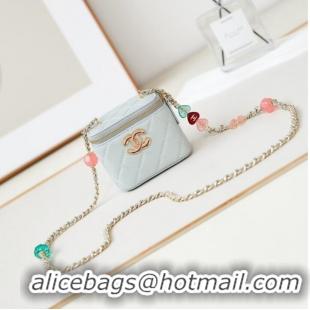 Promotional Chanel CLUTCH WITH CHAIN AP3230 Light Blue