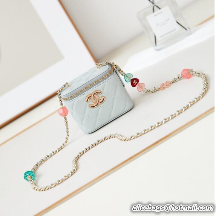 Promotional Chanel CLUTCH WITH CHAIN AP3230 Light Blue