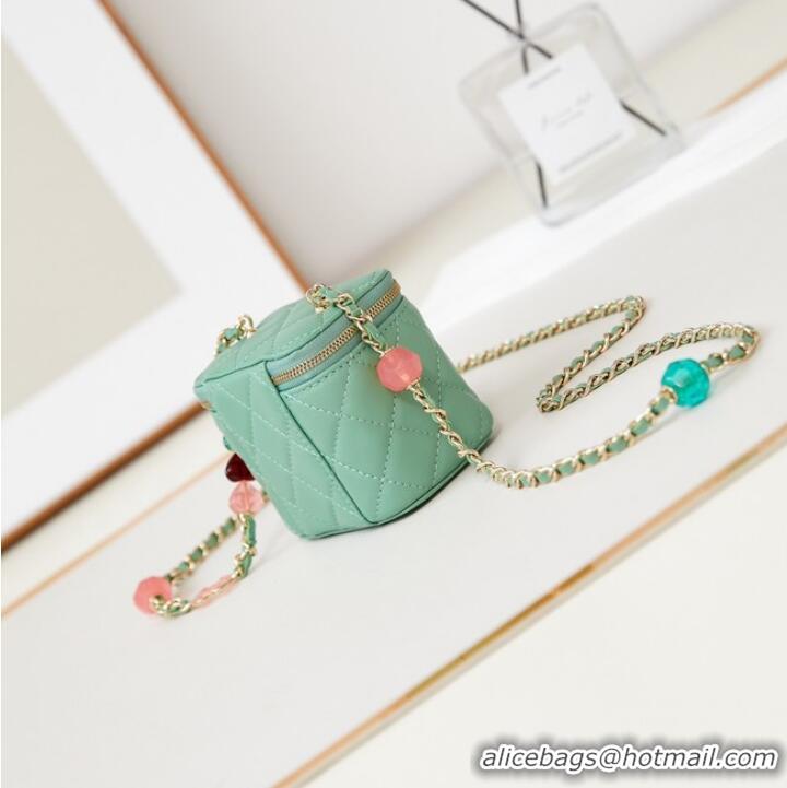 Luxury Discount Chanel CLUTCH WITH CHAIN AP3230 Green