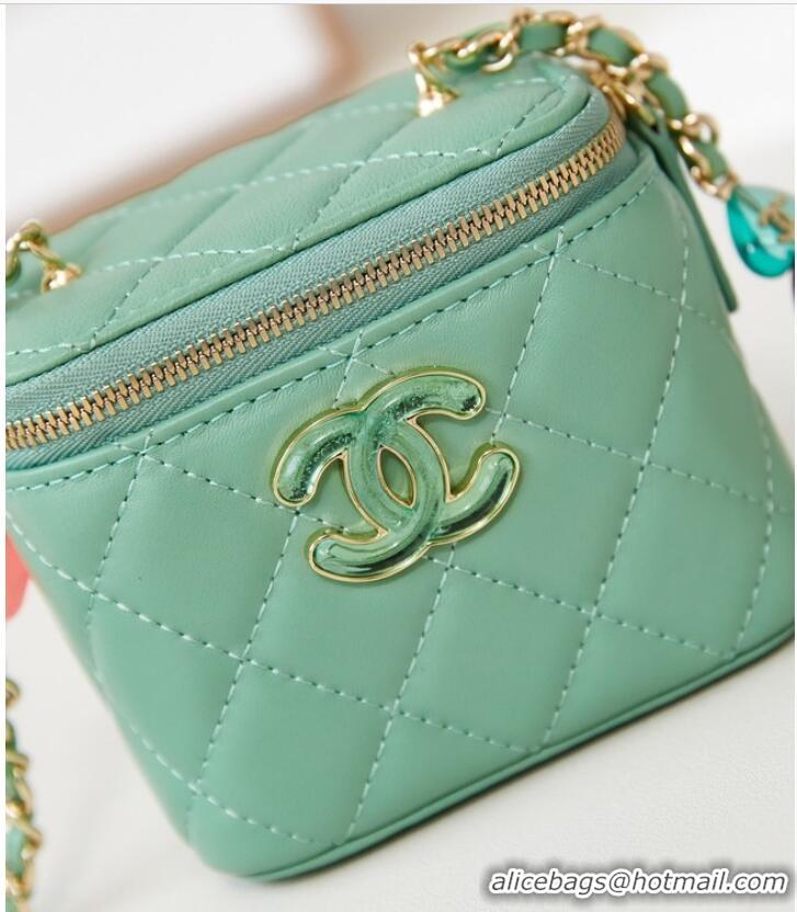 Luxury Discount Chanel CLUTCH WITH CHAIN AP3230 Green