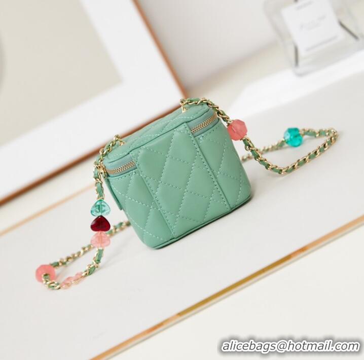 Luxury Discount Chanel CLUTCH WITH CHAIN AP3230 Green