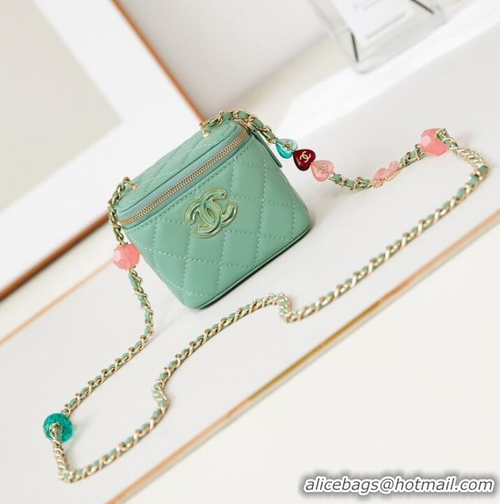 Luxury Discount Chanel CLUTCH WITH CHAIN AP3230 Green