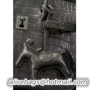 Affordable Price Hermes Horse H4587 Black