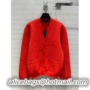 Top Quality Louis Vuitton Wool Cardigan LV111039 Red 2023