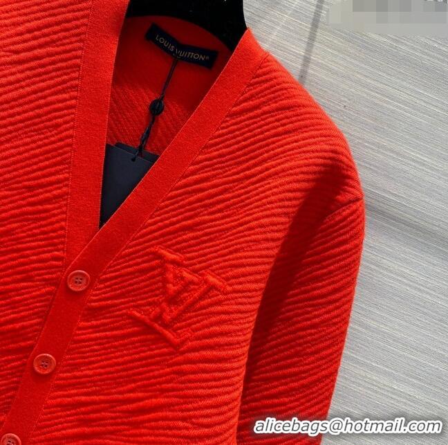 Top Quality Louis Vuitton Wool Cardigan LV111039 Red 2023