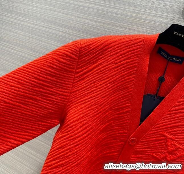 Top Quality Louis Vuitton Wool Cardigan LV111039 Red 2023