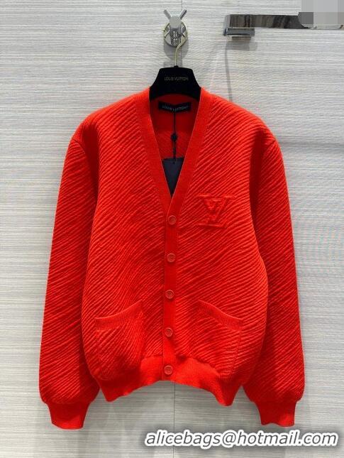 Top Quality Louis Vuitton Wool Cardigan LV111039 Red 2023