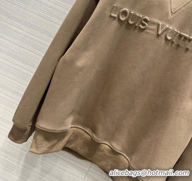 Best Price Louis Vuitton Sweatershirt and Pants LV112306 Brown 2023