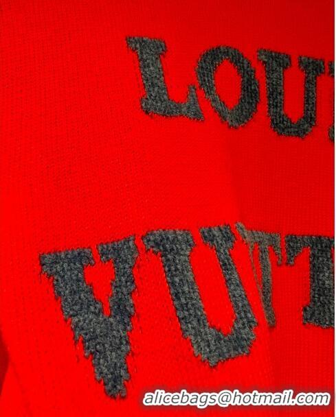 ​New Fashion Louis Vuitton Wool Sweater LV121101 Red 2023