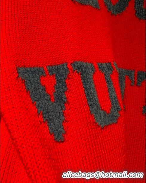 ​New Fashion Louis Vuitton Wool Sweater LV121101 Red 2023