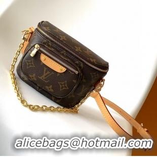 Famous Brand Louis Vuitton Monogram Canvas Mini Bumbag M82335 Brown