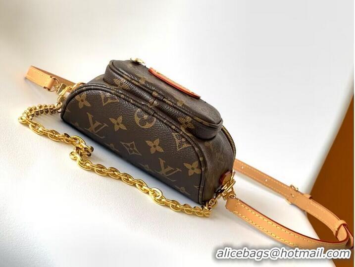 Famous Brand Louis Vuitton Monogram Canvas Mini Bumbag M82335 Brown