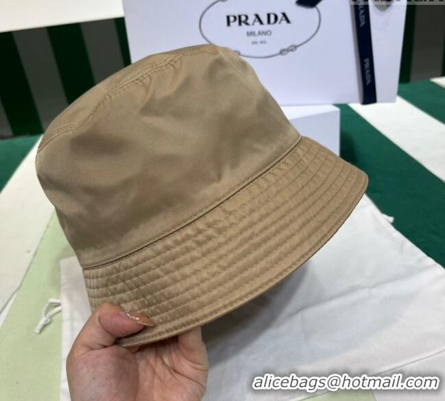 Buy Inexpensive Prada Nylon Bucket Hat PR08241 Beige 2023