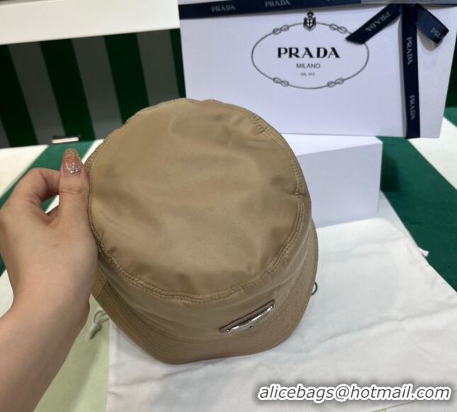 Buy Inexpensive Prada Nylon Bucket Hat PR08241 Beige 2023