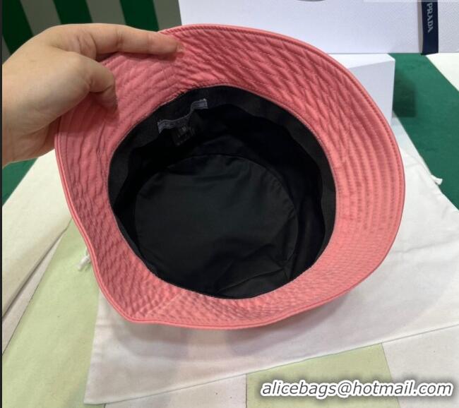 Luxury Discount Prada Nylon Bucket Hat PR08241 Pink 2023