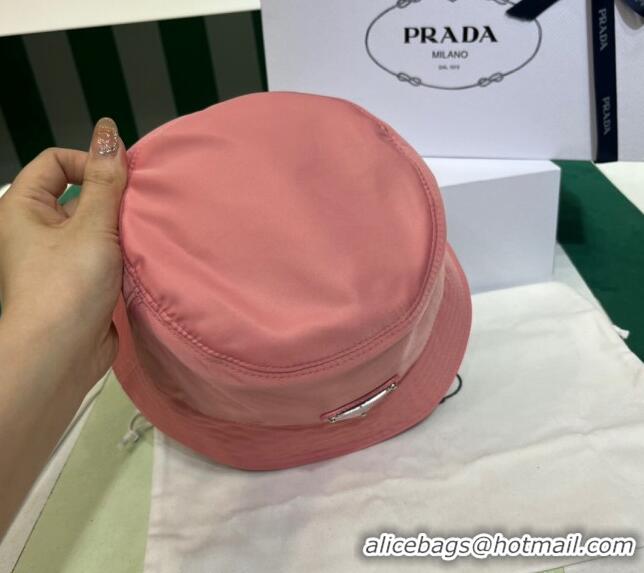 Luxury Discount Prada Nylon Bucket Hat PR08241 Pink 2023