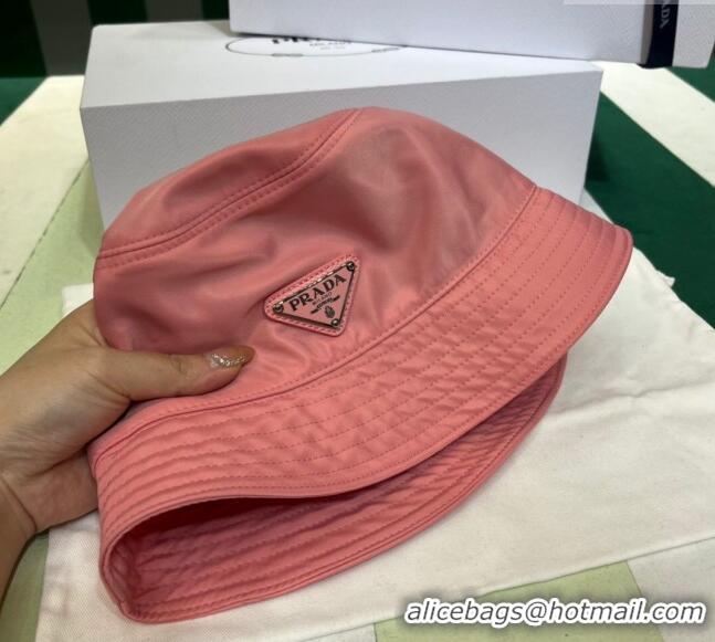 Luxury Discount Prada Nylon Bucket Hat PR08241 Pink 2023