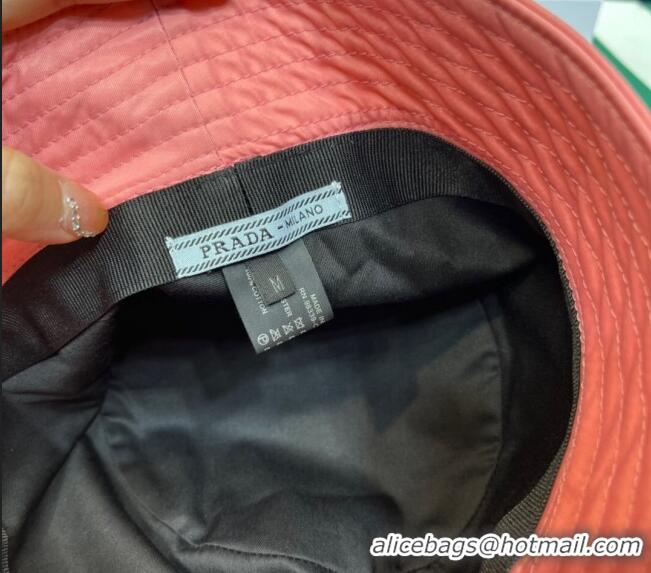 Luxury Discount Prada Nylon Bucket Hat PR08241 Pink 2023