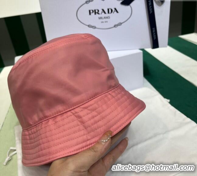 Luxury Discount Prada Nylon Bucket Hat PR08241 Pink 2023