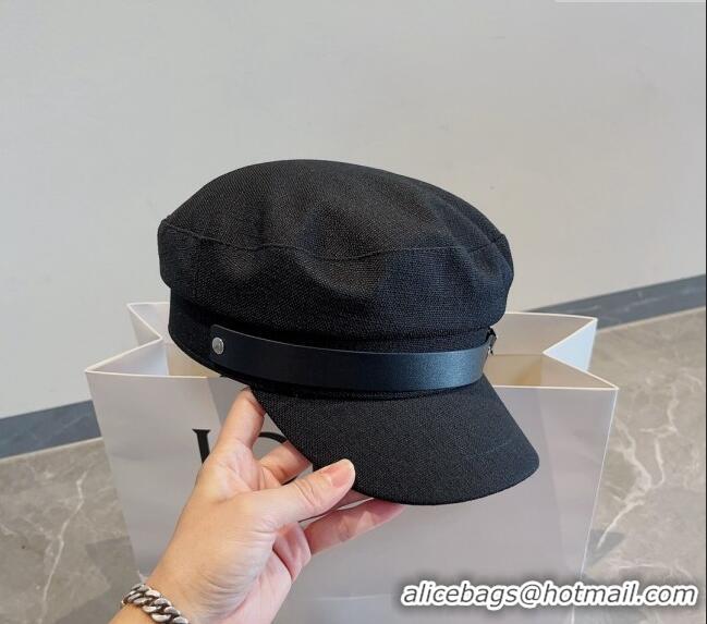 Best Price Prada Fabric Hat with Logo Belt PR09122 Black 2023