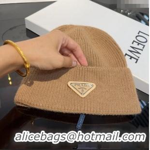 Reasonable Price Prada Knit hat PR10182 Beige 2023