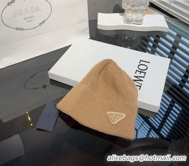 Reasonable Price Prada Knit hat PR10182 Beige 2023