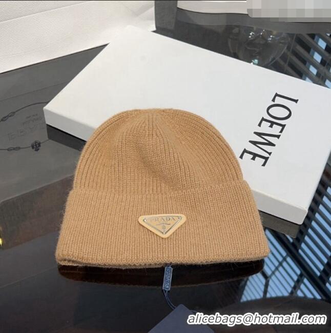 Reasonable Price Prada Knit hat PR10182 Beige 2023