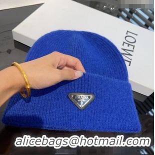 Buy Fashionable Prada Knit hat PR10182 Blue 2023