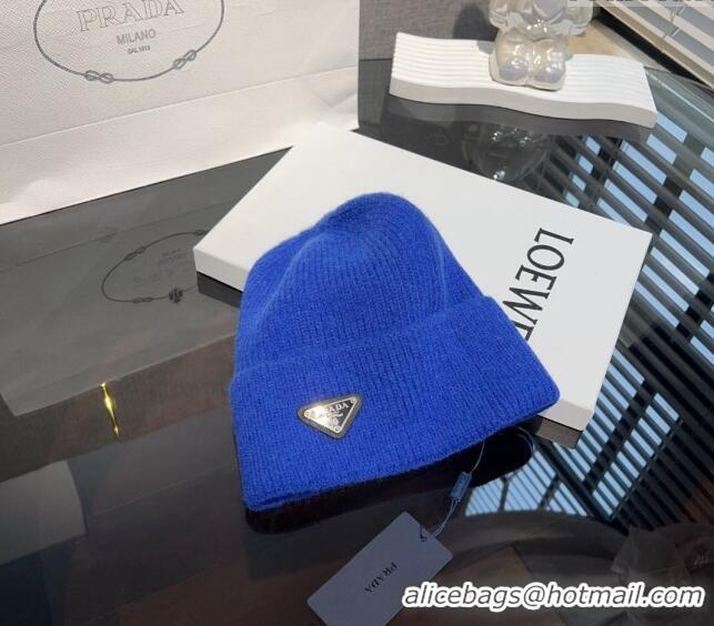 Buy Fashionable Prada Knit hat PR10182 Blue 2023