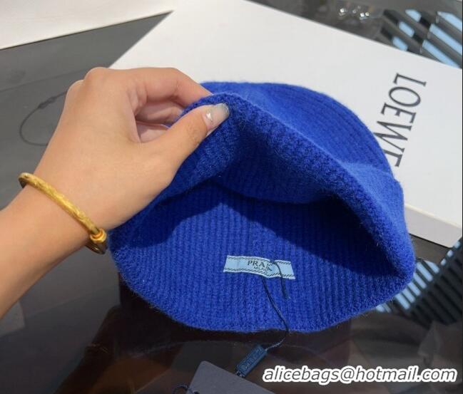 Buy Fashionable Prada Knit hat PR10182 Blue 2023