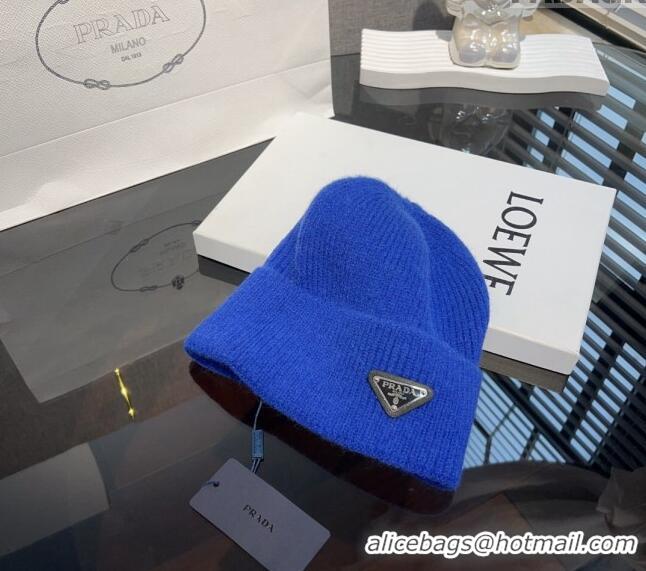 Buy Fashionable Prada Knit hat PR10182 Blue 2023