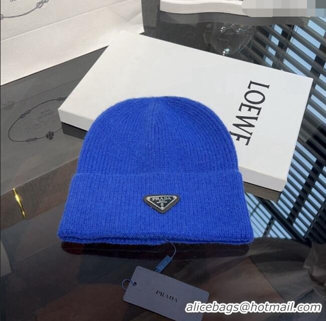 Buy Fashionable Prada Knit hat PR10182 Blue 2023