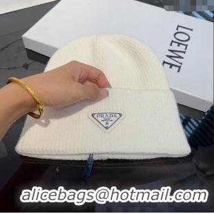 Grade Quality Prada Knit hat PR10182 White 2023