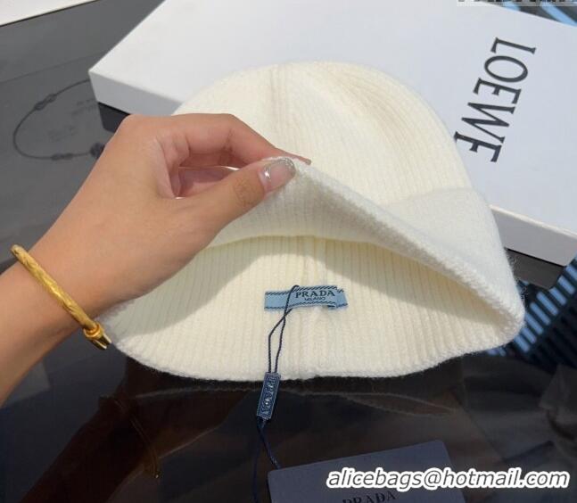 Grade Quality Prada Knit hat PR10182 White 2023