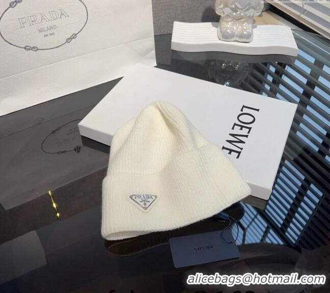 Grade Quality Prada Knit hat PR10182 White 2023