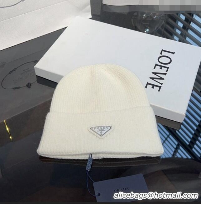 Grade Quality Prada Knit hat PR10182 White 2023