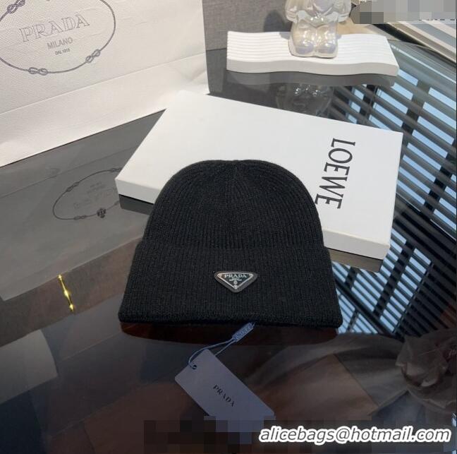 Well Crafted Prada Knit hat PR10182 Black 2023