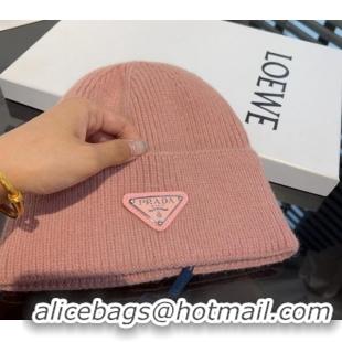 Traditional Specials Prada Knit hat PR10182 Light Pink 2023