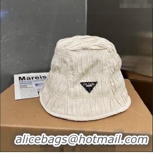 Particularly Recommended Prada Bucket Hat PA1206 White 2023